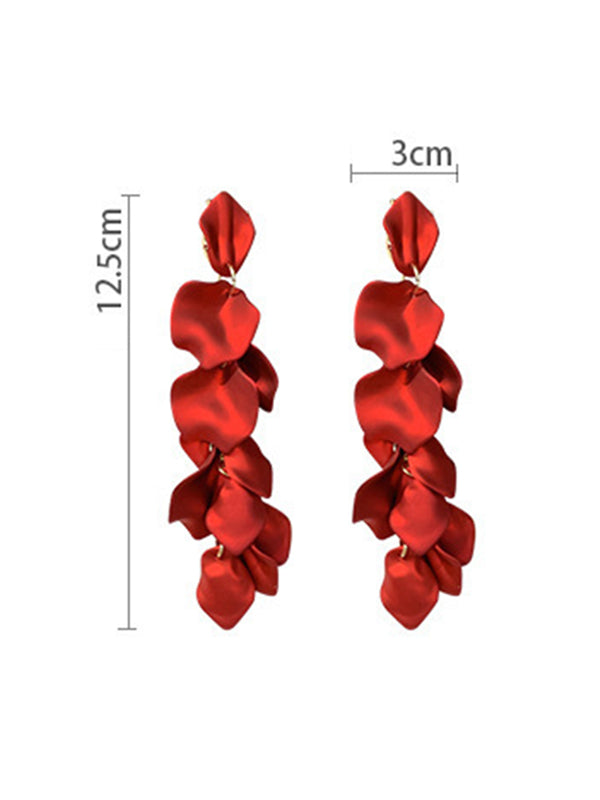 Chic Tasseled Acrylic Earrings