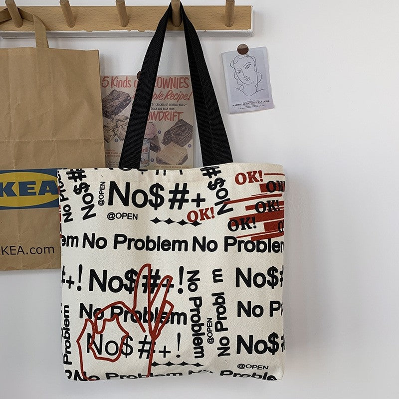 Large Capacity Canvas Shoulder Bag