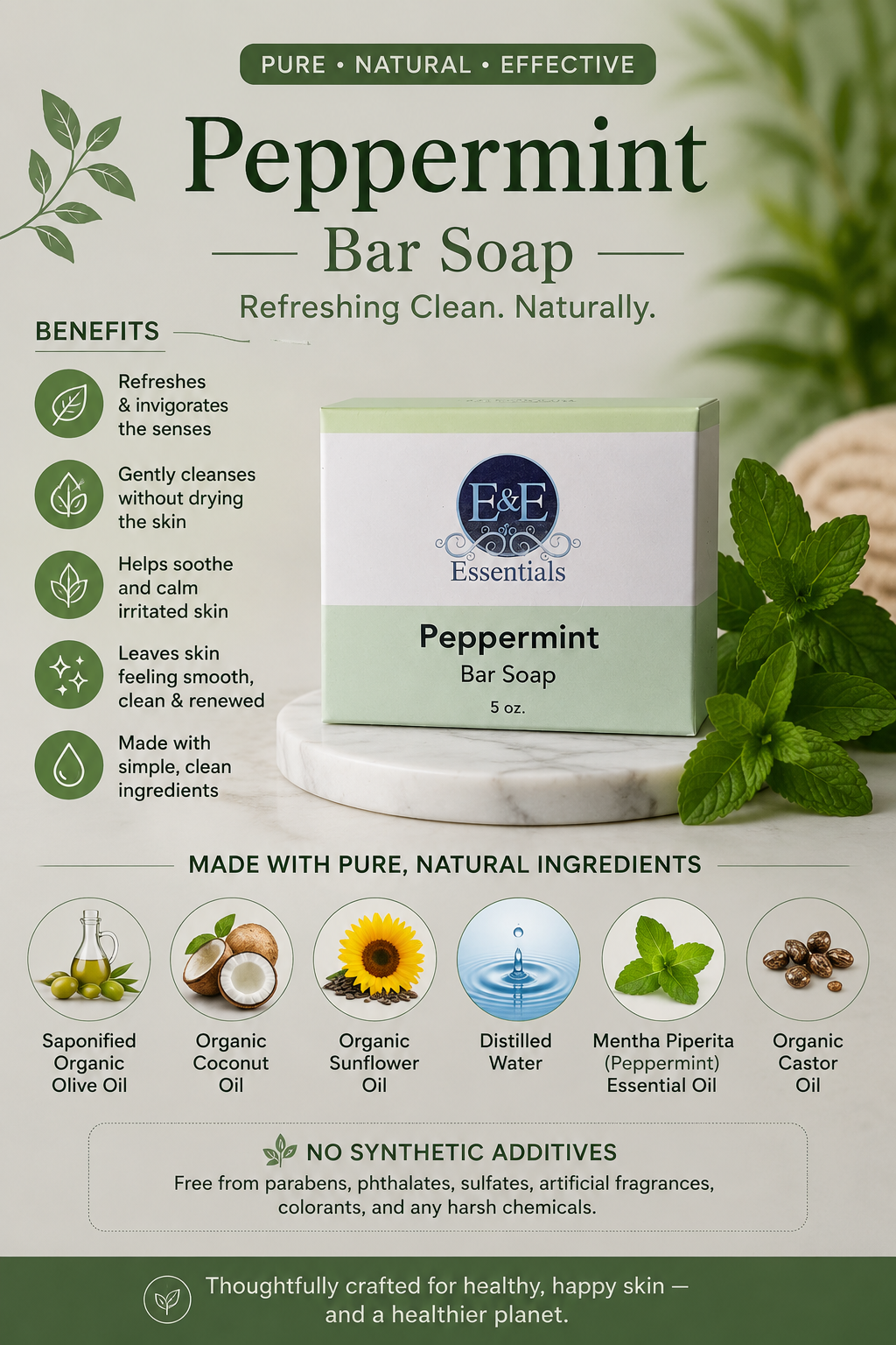 Peppermint Bar Soap