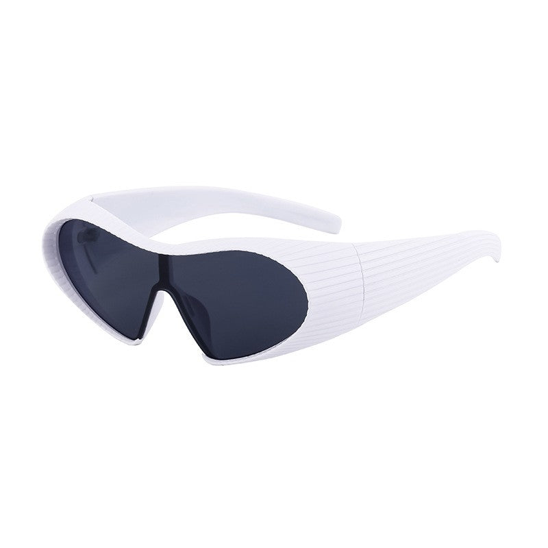 Men's Fashion Sports One Piece Alien Sunglasses