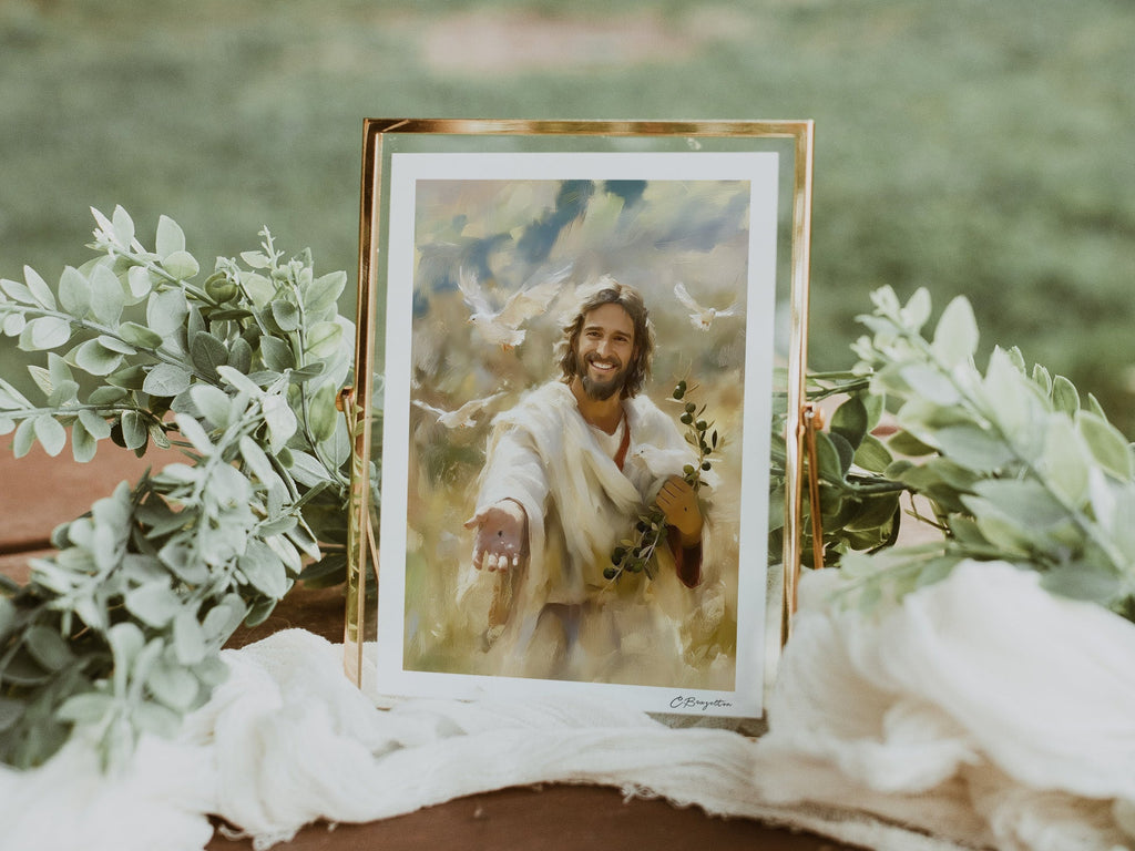 Peace in Christ #2 | Signed Handmade Art Print