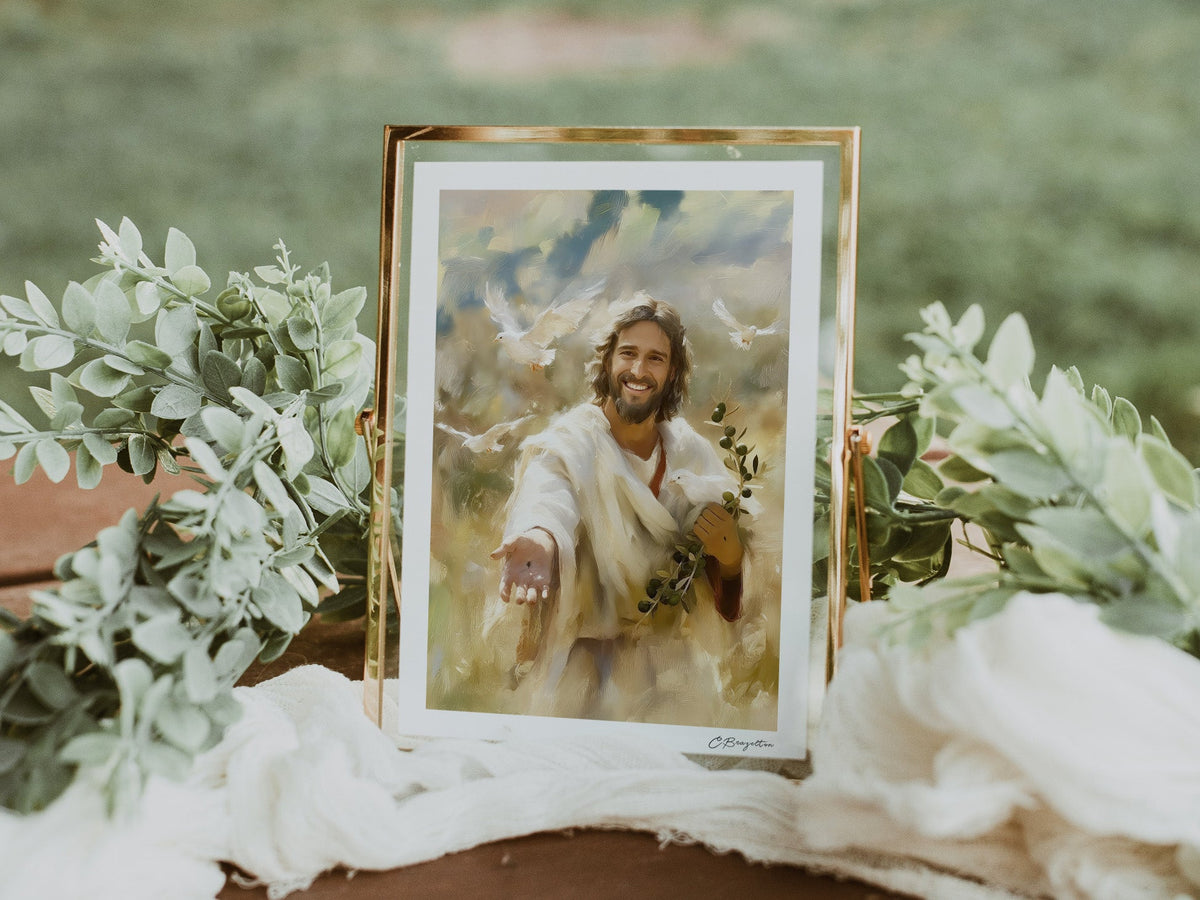 Peace in Christ #2 | Signed Handmade Art Print