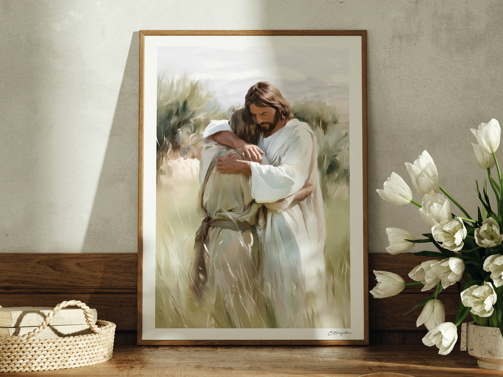 Healing Embrace #3 | Signed Handmade Art Print
