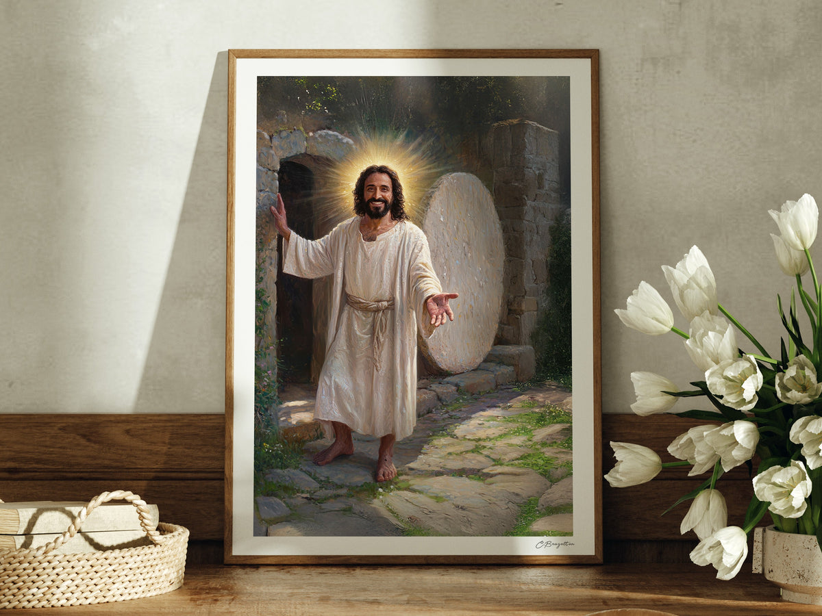 Risen Savior | Signed Handmade Art Print