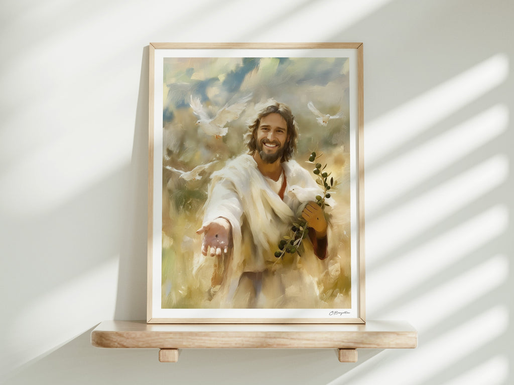 Peace in Christ #2 | Signed Handmade Art Print