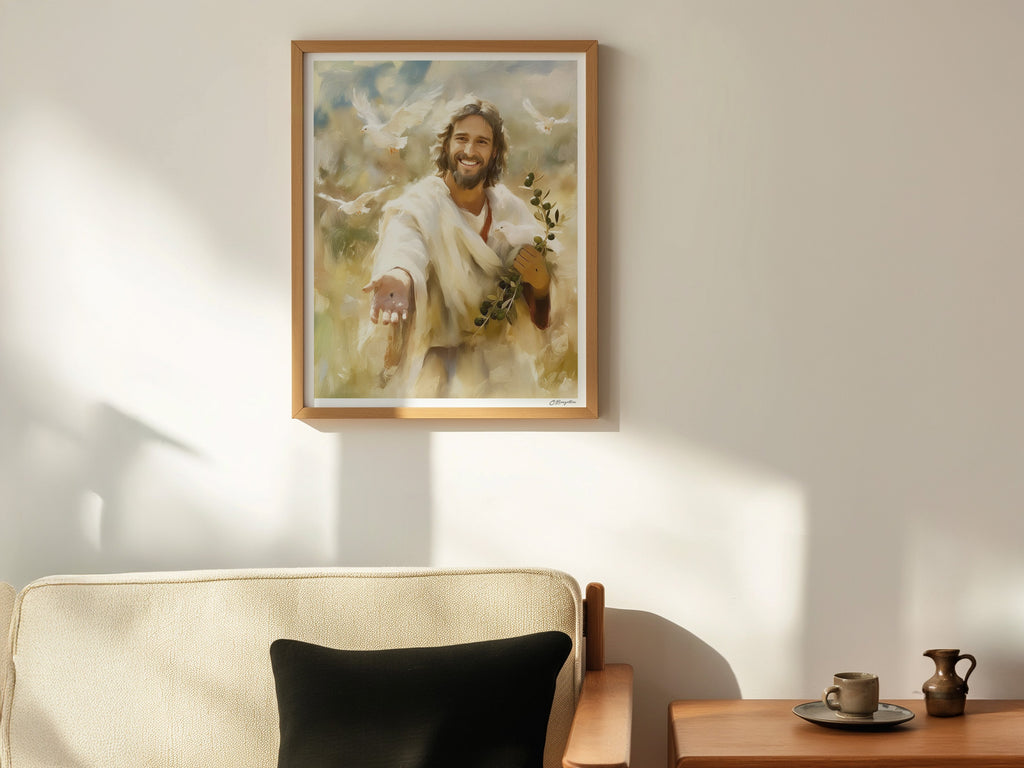 Peace in Christ #2 | Signed Handmade Art Print