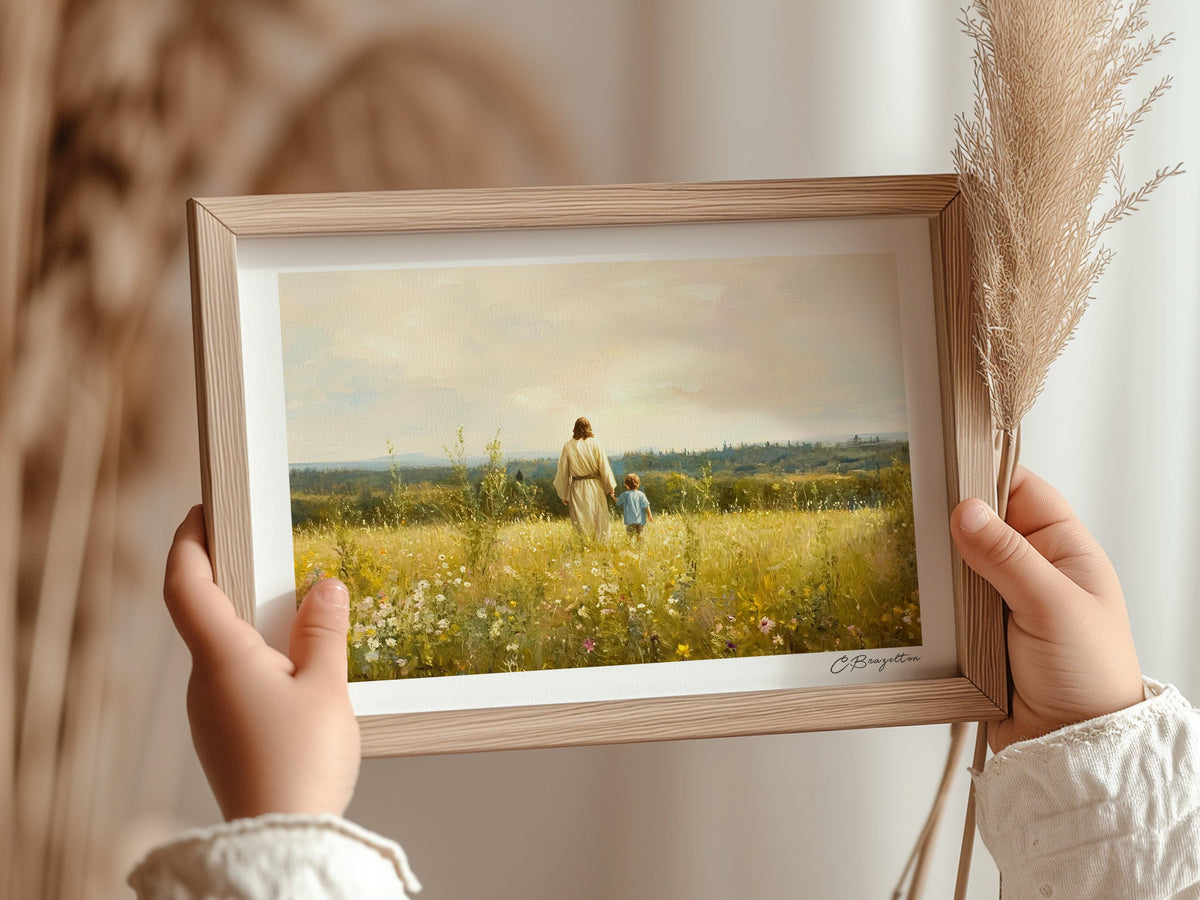 Hand in Hand | Signed Handmade Art Print