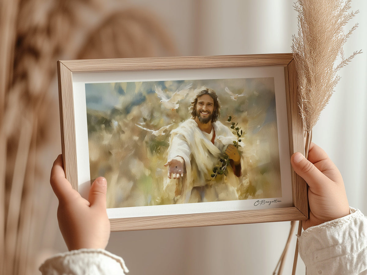 Peace in Christ #2 | Signed Handmade Art Print