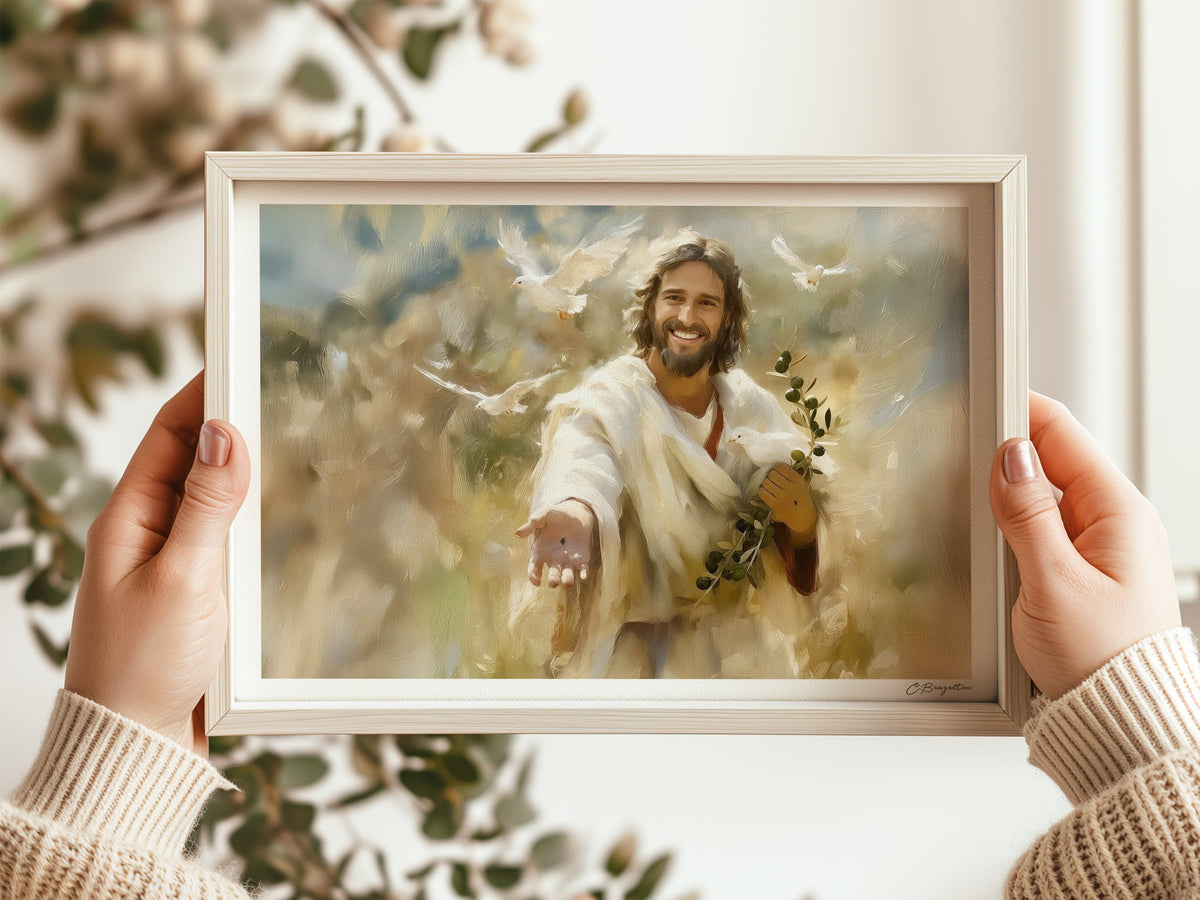 Peace in Christ #2 | Signed Handmade Art Print