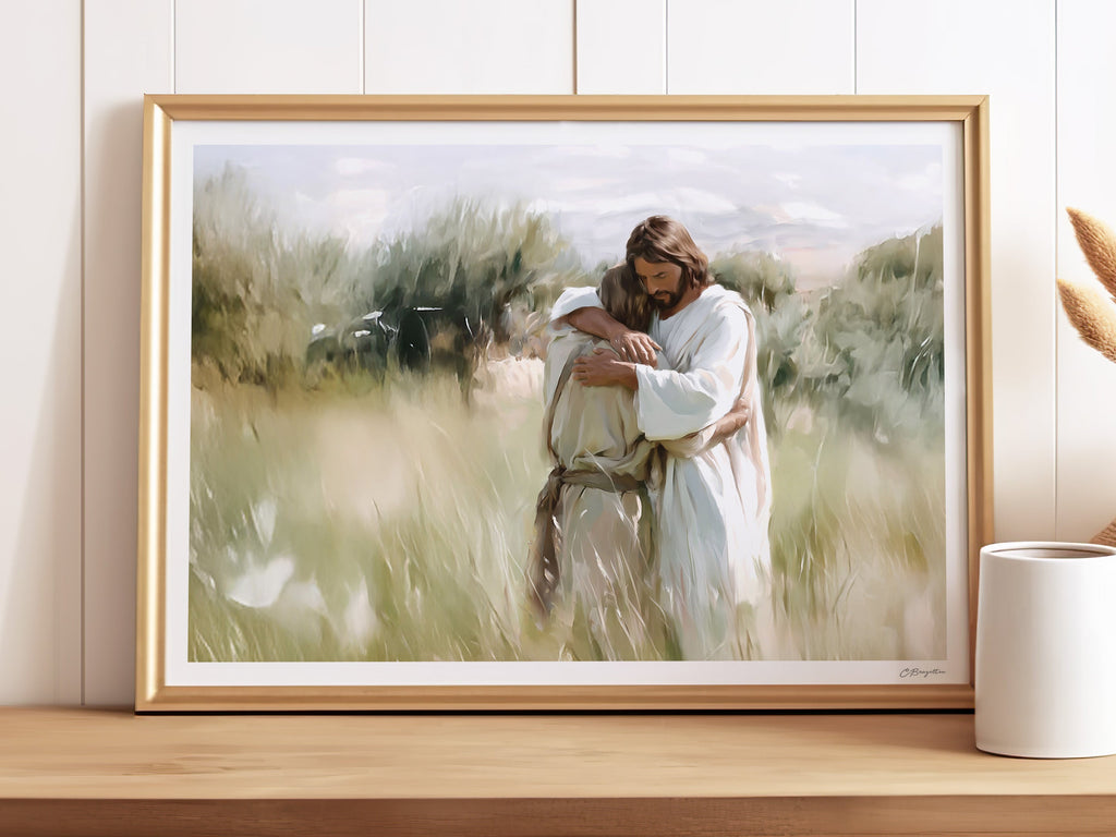 Healing Embrace #3 | Signed Handmade Art Print