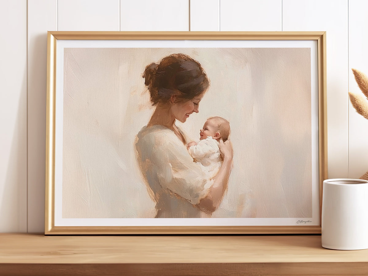 Mother's Love #2 | Signed Handmade Art Print