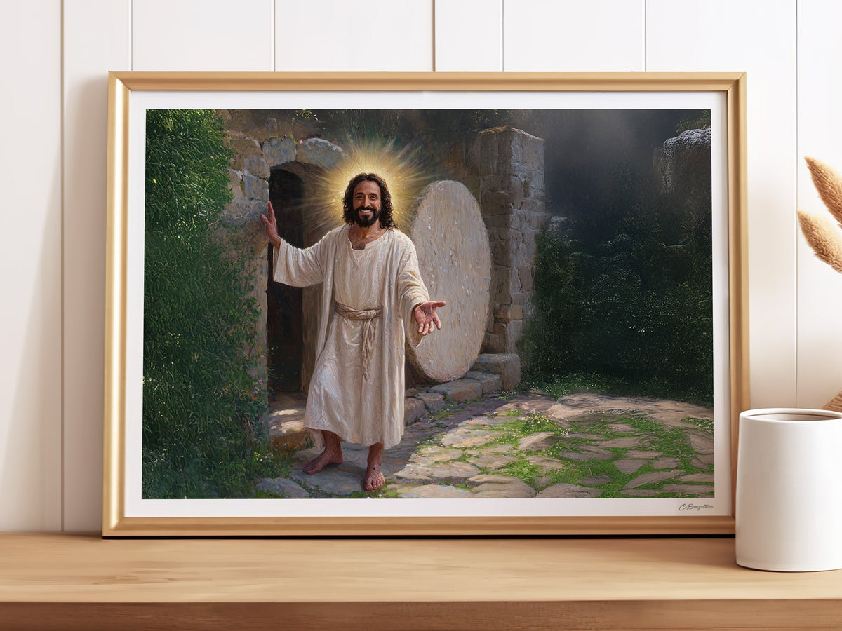 Risen Savior | Signed Handmade Art Print