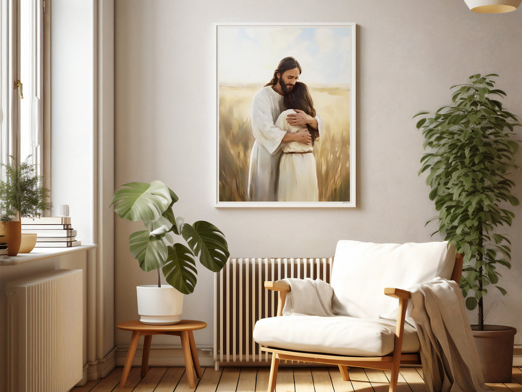 I Am With You #2 | Signed Handmade Art Print