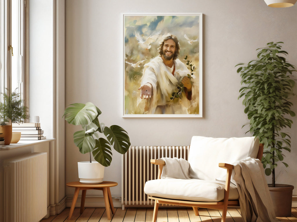 Peace in Christ #2 | Signed Handmade Art Print