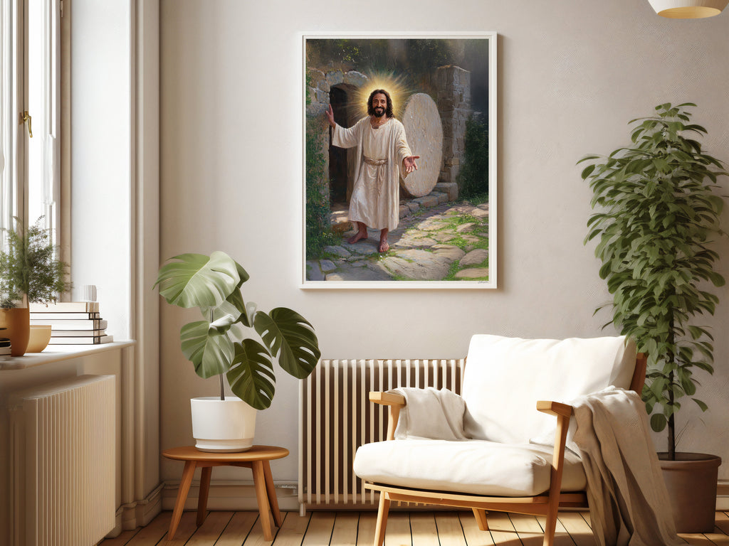 Risen Savior | Signed Handmade Art Print