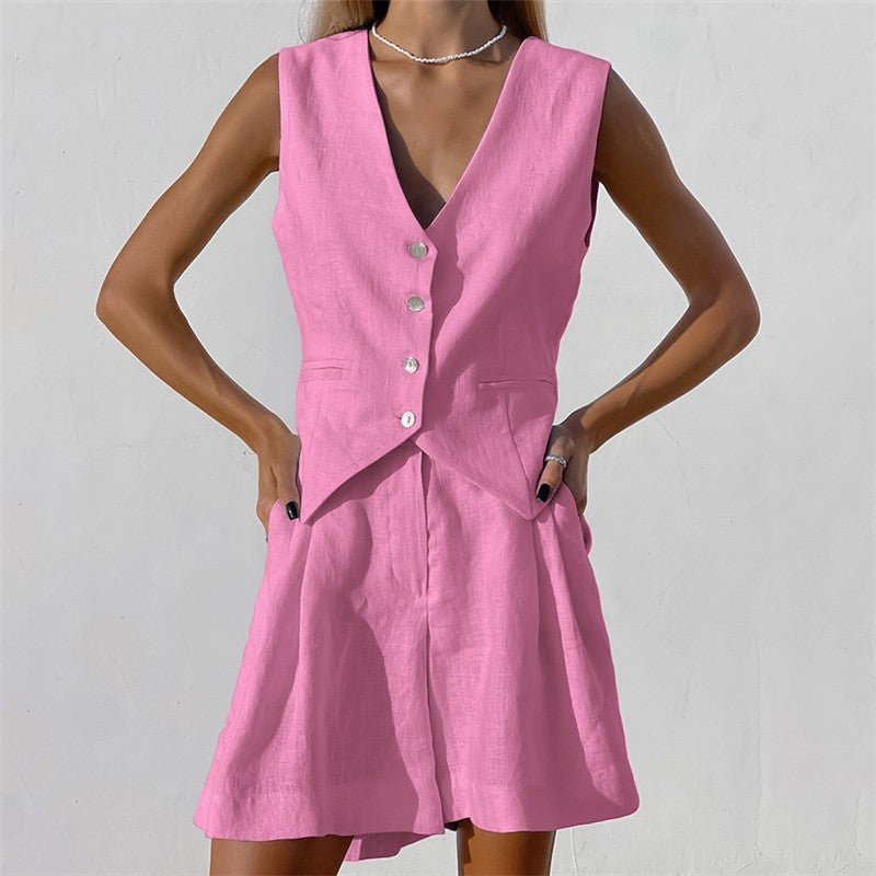 Slim Fit Women's Cotton Pajama Set with Soft and Comfortable Fabric