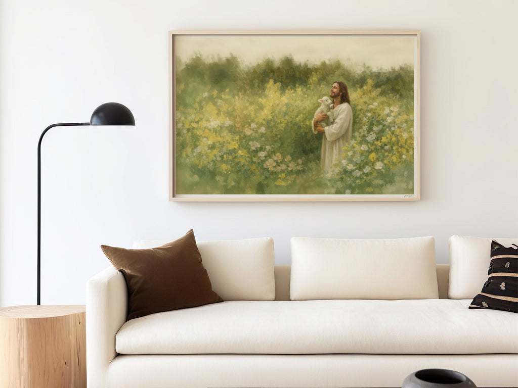 Joyful Shepherd #2 | Signed Handmade Art Print