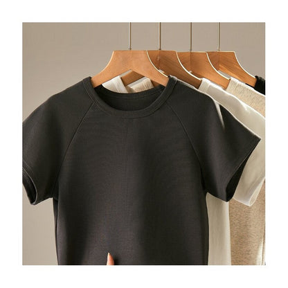 Short Sleeve Cotton Round Neck T-Shirt