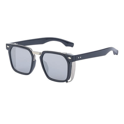 Retro Steampunk Square Sunglasses Fashion