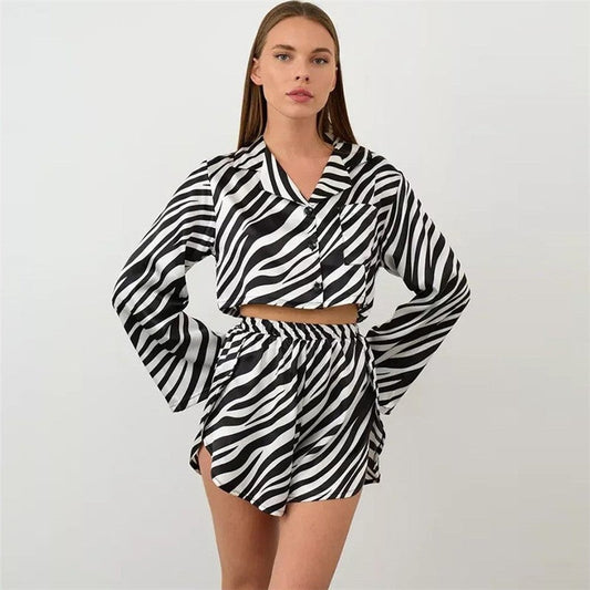 Short-Sleeve Top and Shorts Co-ord Set