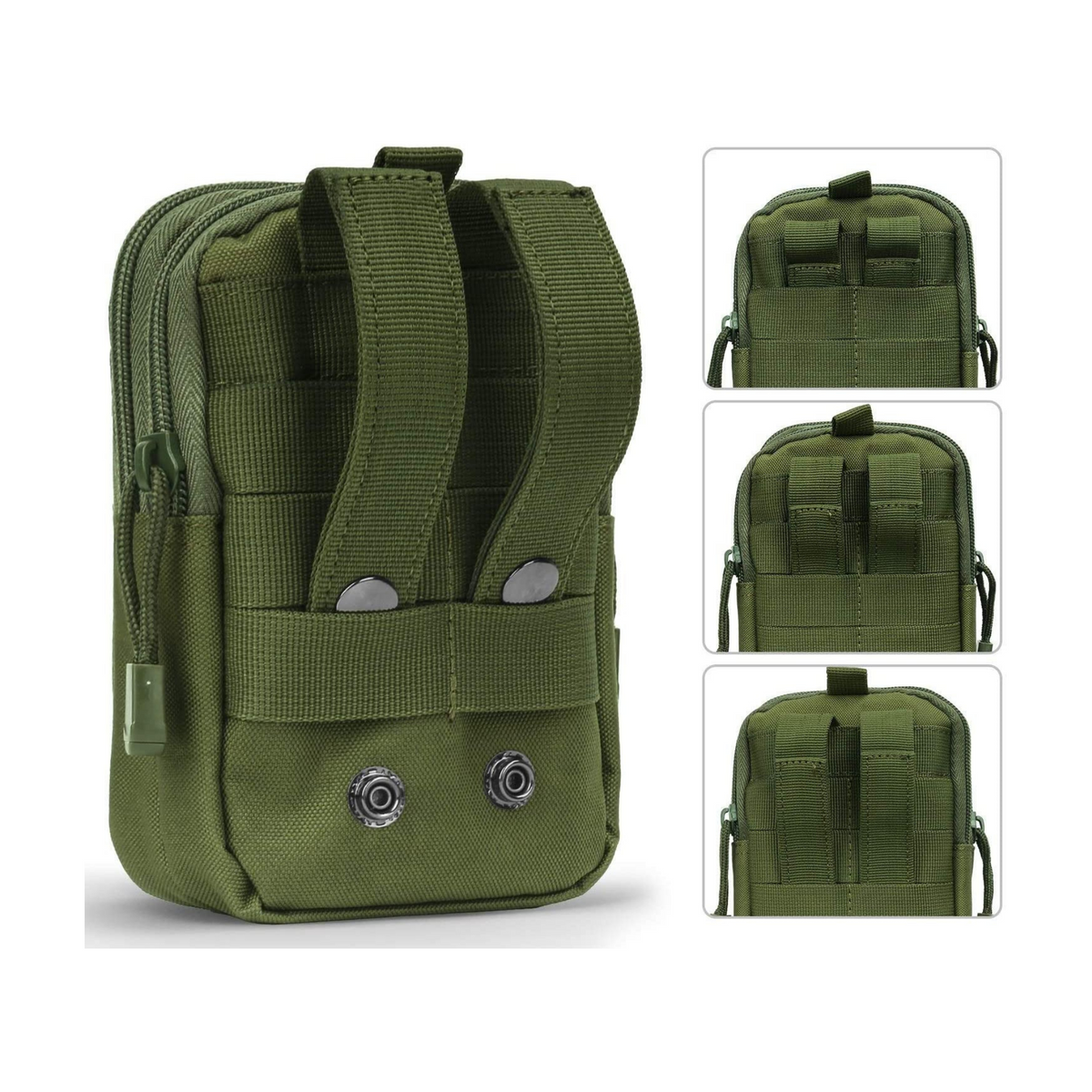 JupiterGear Tactical MOLLE Military Pouch Waist Bag for Hiking, Running and Outdoor Activities