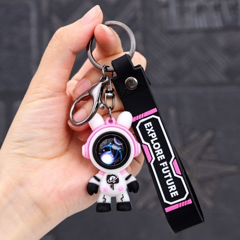 Space Explorer Astronaut Keychain - Unique Space-Themed Bag Charm