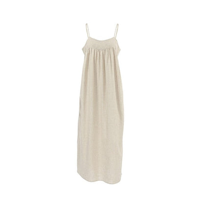 Soft Skin-Friendly Long Camisole Nightgown for Fashionable Comfort