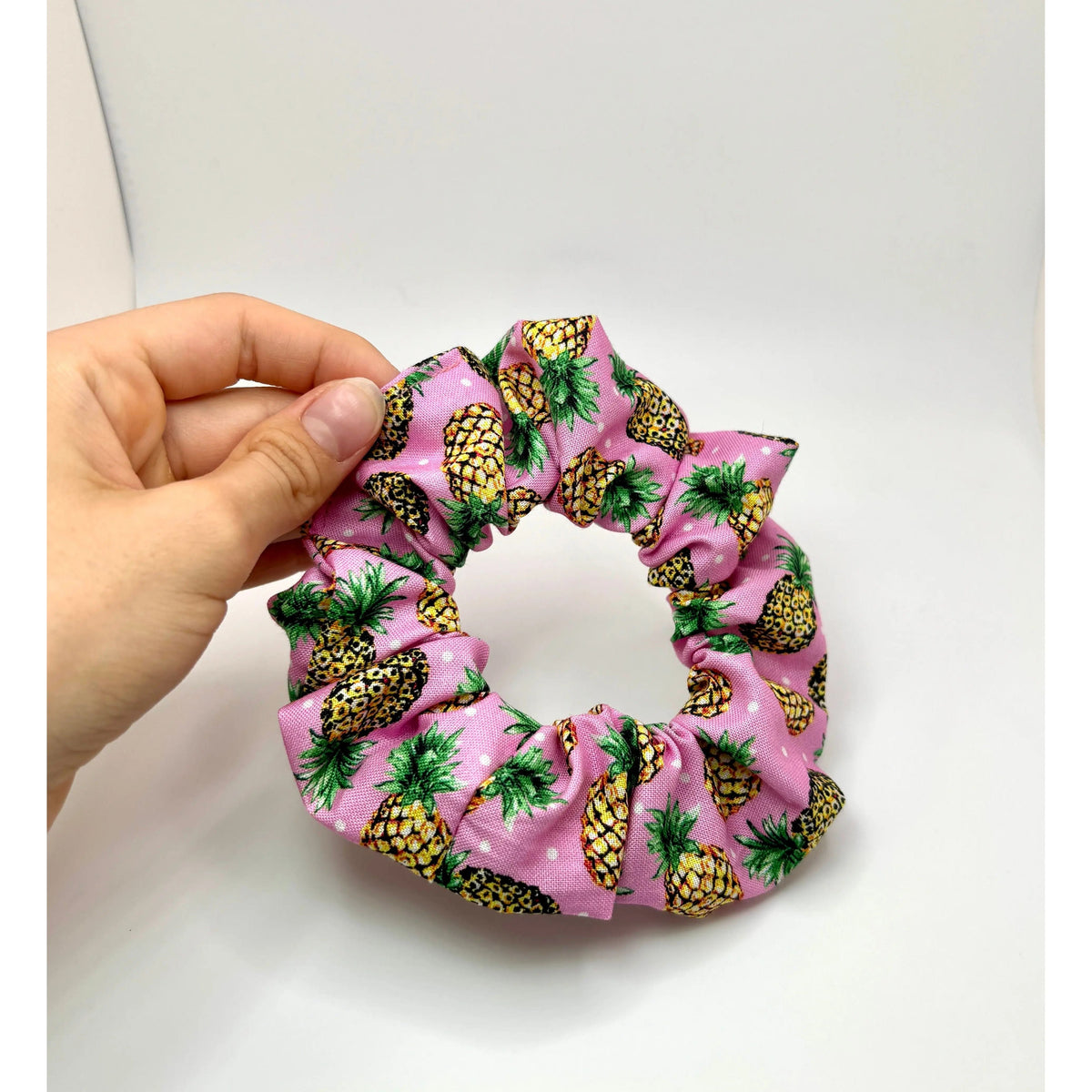 Mini Pink Pineapple Scrunchie