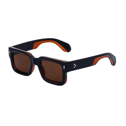 Men's Fashion Polarized Square Frame Sunglasses