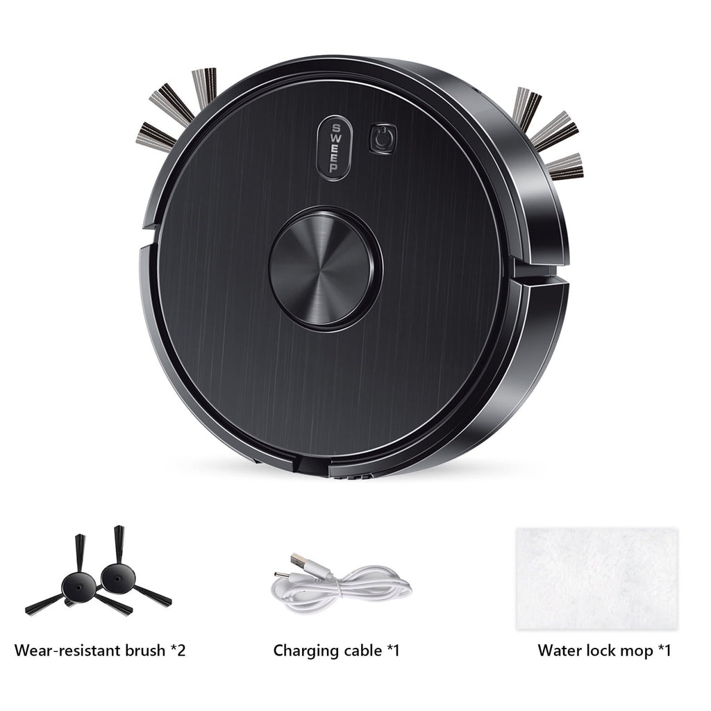 Rechargeable Auto Hard Floor & Low Carpet Sweeper Robot Vacuum – Compact 8088 Model, USB Charging, Low Noise
