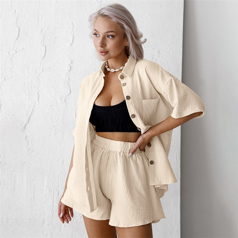 Short Sleeve and Short Pyjama Set