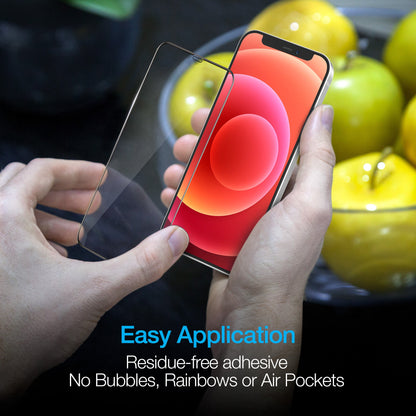 Naztech IntelliShield Tempered Glass Screen Protector with 3D Edge for the iPhone 12 Mini