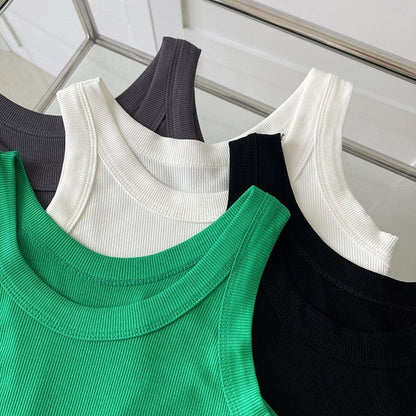 Threaded Strap Sleeveless Camisole for a Stunning Back