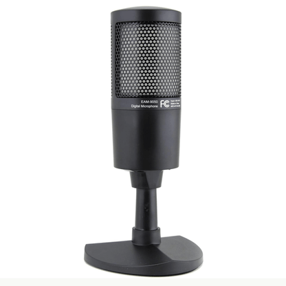 Emerson USB Gaming & Streaming Microphone with RGB Lighting with Tap-to-Mute