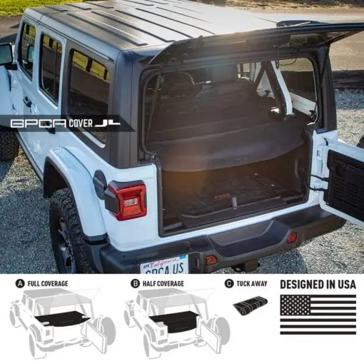 Jeep Wrangler JL 4DR Cargo Cover LITE (2018+)