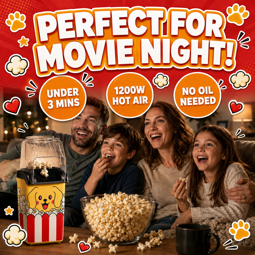 Pupcorn Hot Air Popcorn Maker