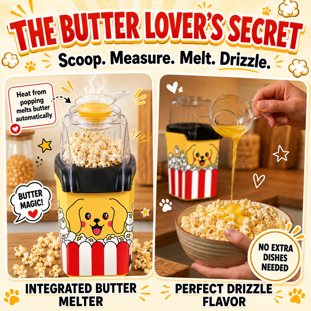 Pupcorn Hot Air Popcorn Maker