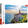 1000 Piece Jigsaw Puzzles, The Melagavi Lighthouse, Greece, Ocean, Alkyonides Islands, Adult Puzzles, Trefl 10436