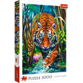 1000 Piece Jigsaw Puzzles, Grasping Tiger, Jungle Cats, Wild Animals, Adult Puzzles, Trefl 10528
