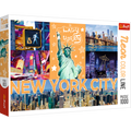 1000 Piece Jigsaw Puzzles, New York City Art, Puzzle of NYC with Neon, Puzzles of the USA, Adult Puzzles, Trefl 10579