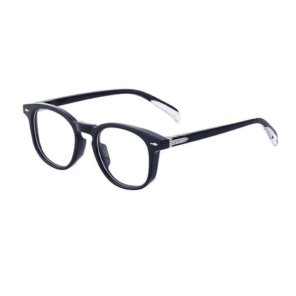 Men's Fashion Round Frame Square Lens Glasses
