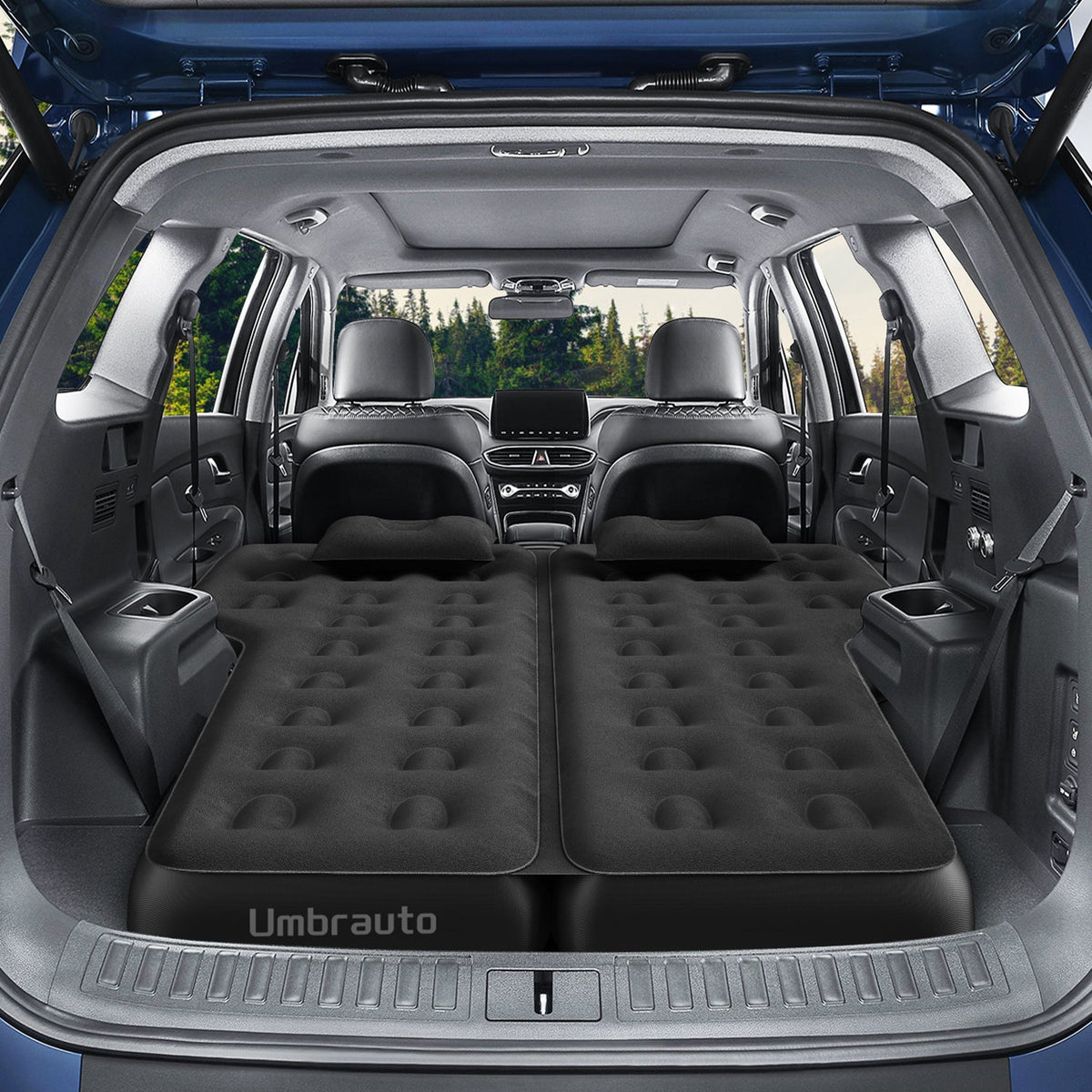 Umbrauto Thickened  SUV Back Trunk Air Mattress 3.0,Black