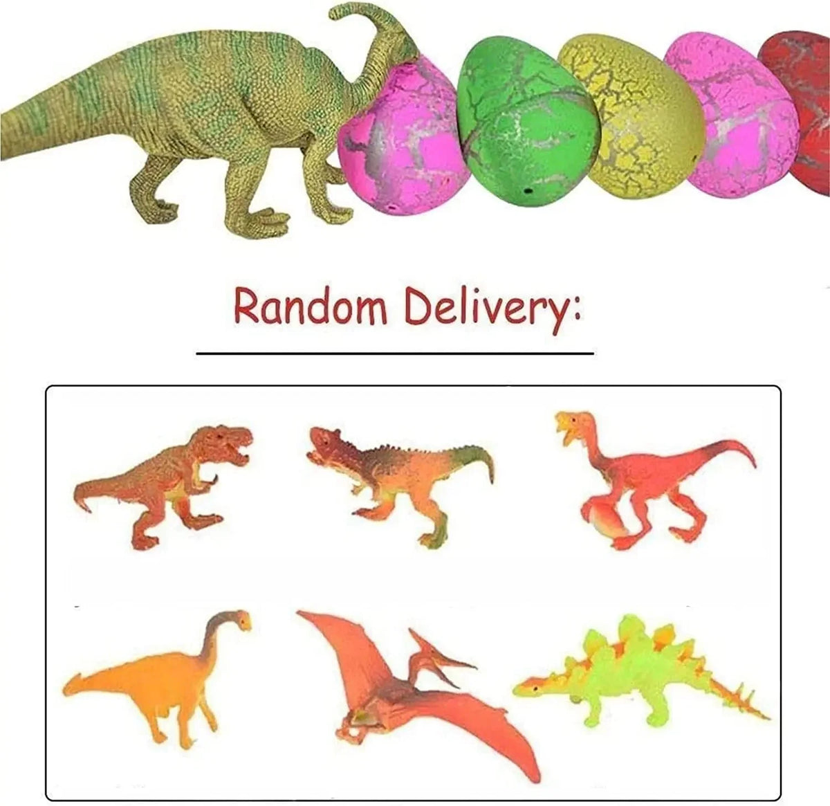 12PCS Dinosaur Eggs | Grow in Water Hatching Science Kit