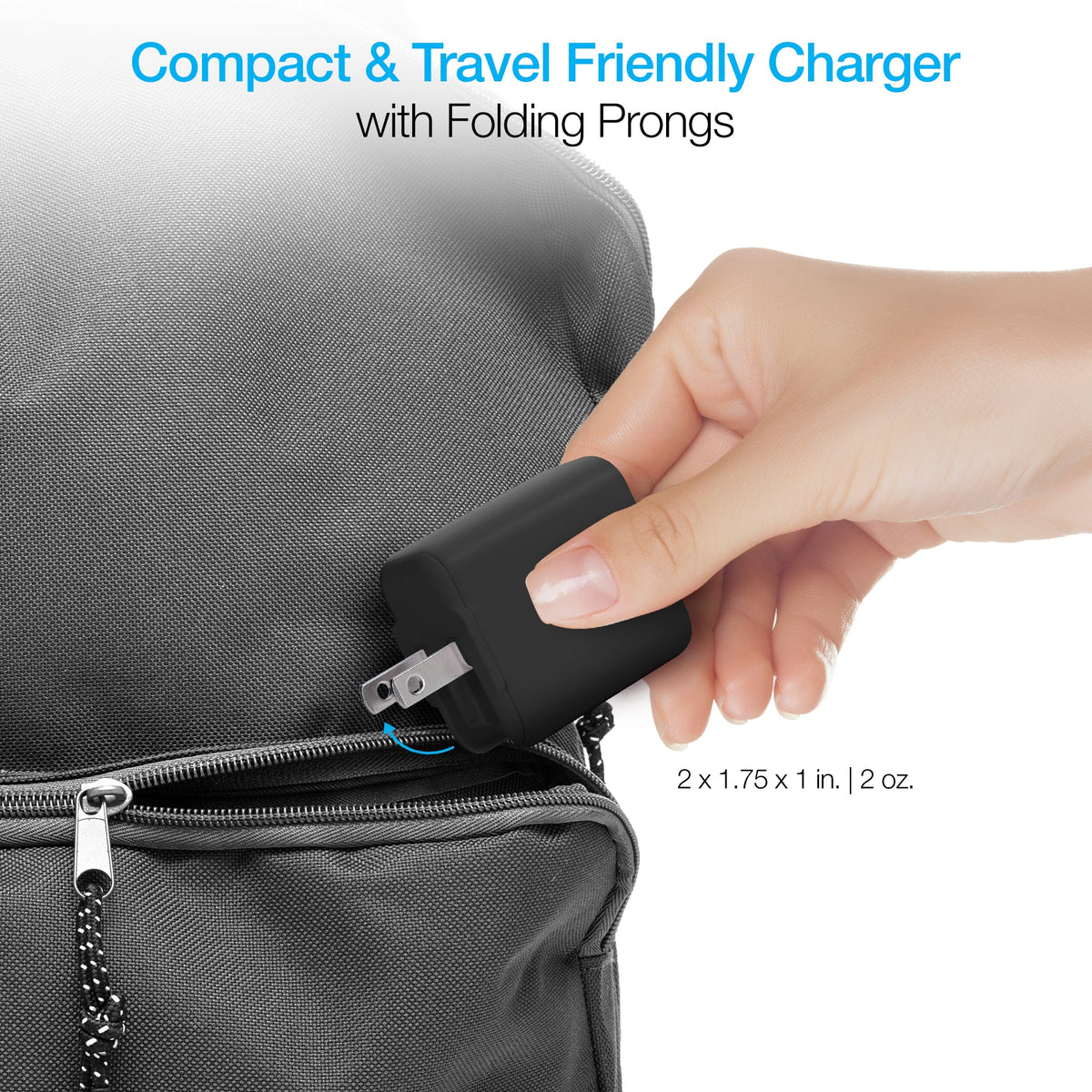 Naztech 20W PD Wall Charger + USB-C to USB-C 4ft Cable