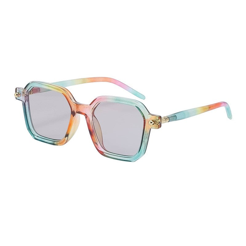 Fashion Square Frame Anti-Blue Light Sunglasses