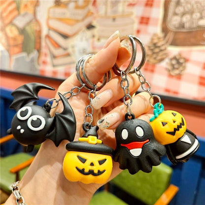 Funny Halloween Cartoon Silicone Keychain