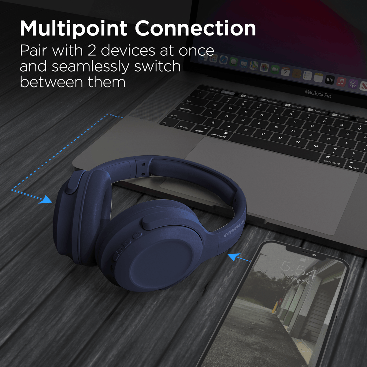 HyperGear Stealth2 ANC Wireless Headphones