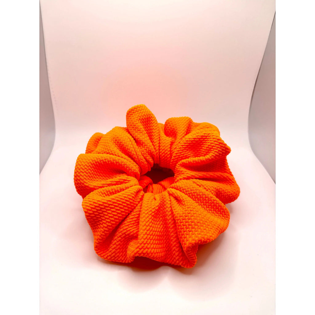 Neon Orange Bullet Scrunchie