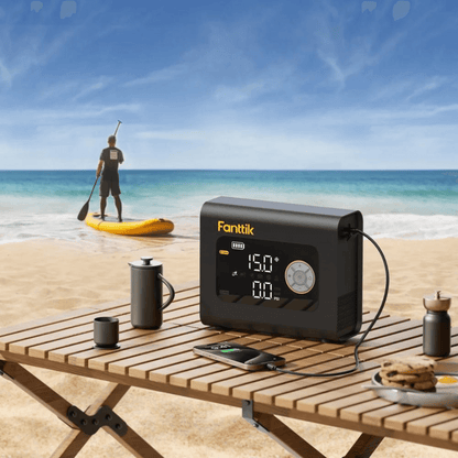 Fanttik S300 Cross Portable Air Inflator/Light/Power Bank - REFURBISHED