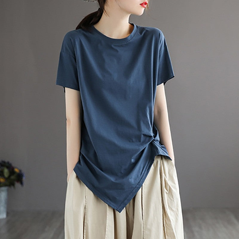 Wrinkle-Free Plus Size Short Sleeve T-Shirt